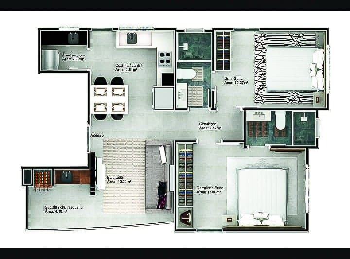 Apartamentos em Centro